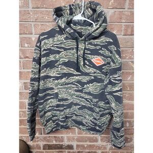Rogue Fitness Tiger Camo Hoodie, Mens Medium